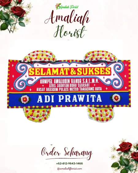 Papan Bunga Ucapan Selamat Kerobokan