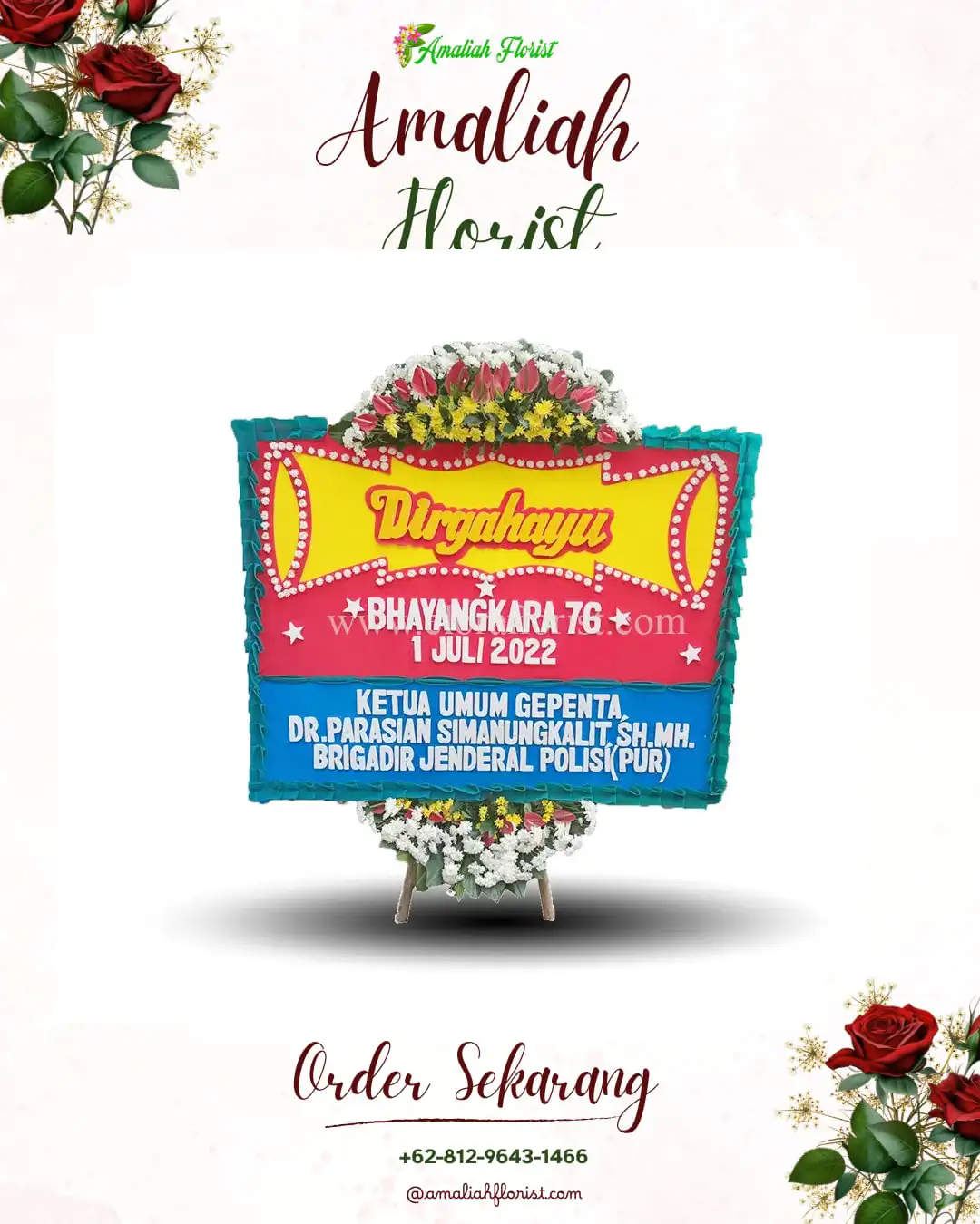 Papan Bunga HUT Ulang Tahun Kerobokan